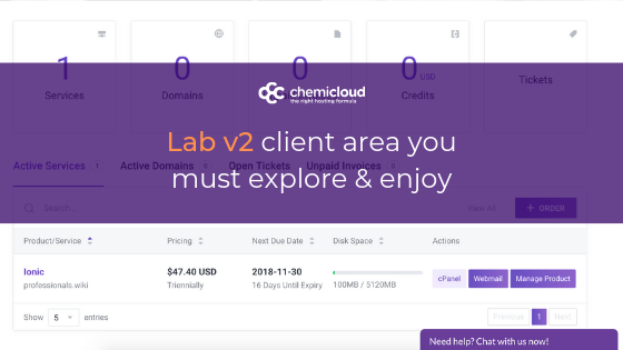 hosting account