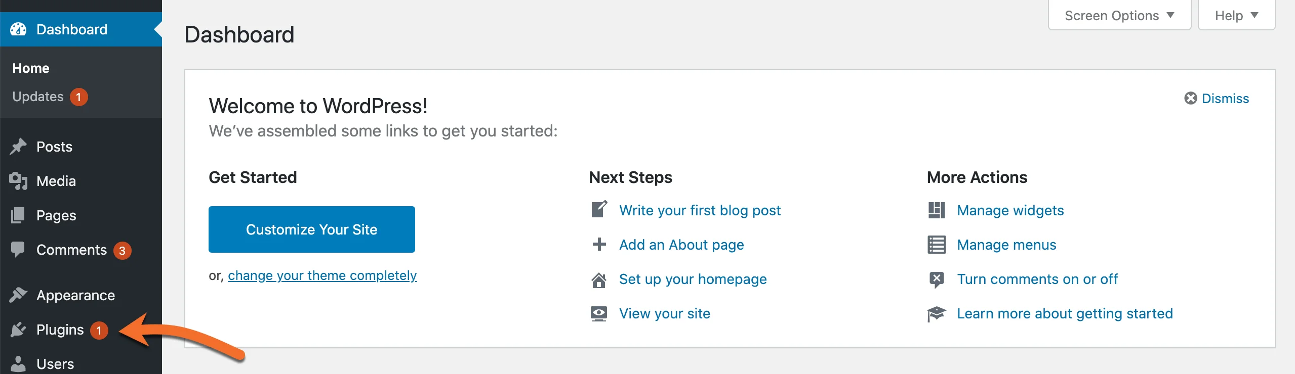 WordPress Dashboard Plugins