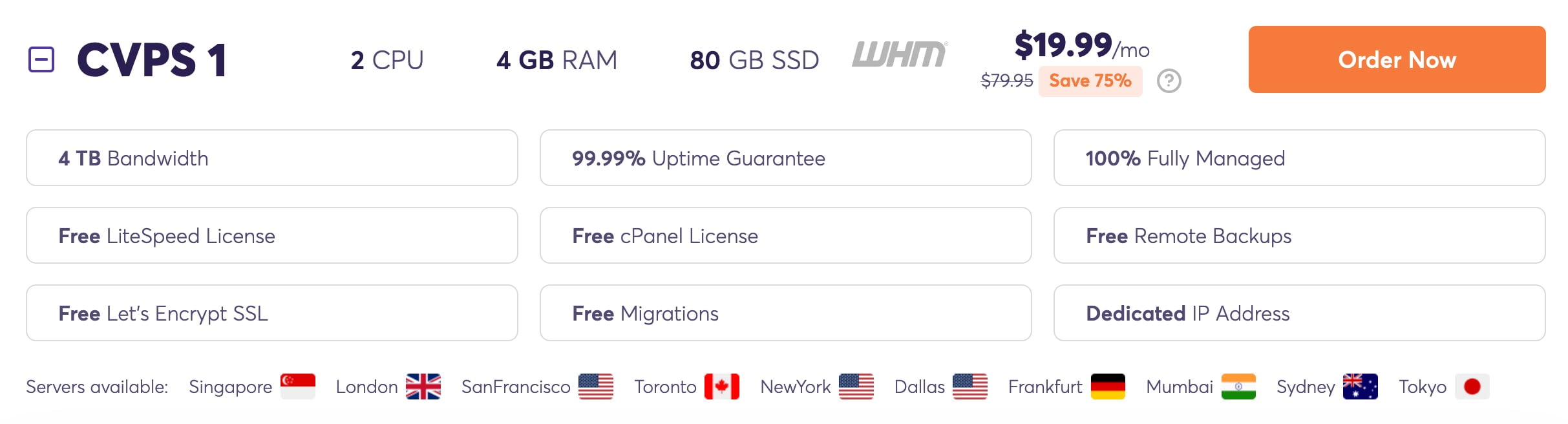 CVPS 1 Sale