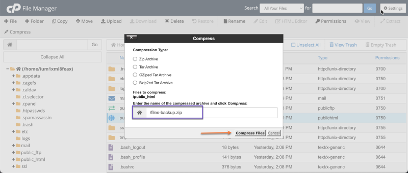 Compress Files