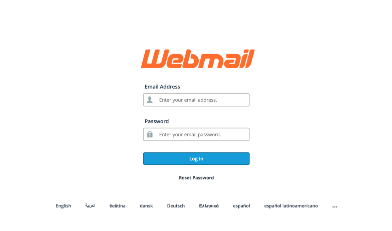 How to Log into Webmail