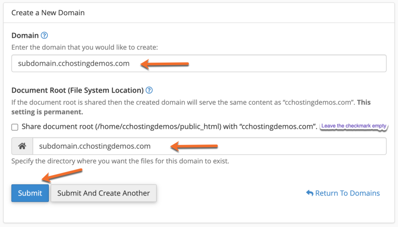 How to Create a Subdomain in cPanel