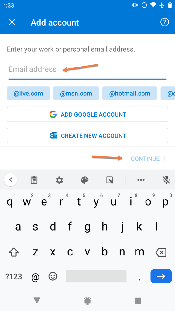 How to Setup an IMAP Email Account to Outlook on Android