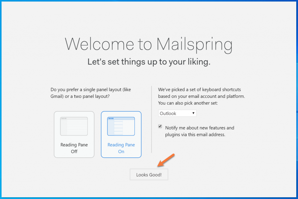 mailspring unable to connect to the port you provided