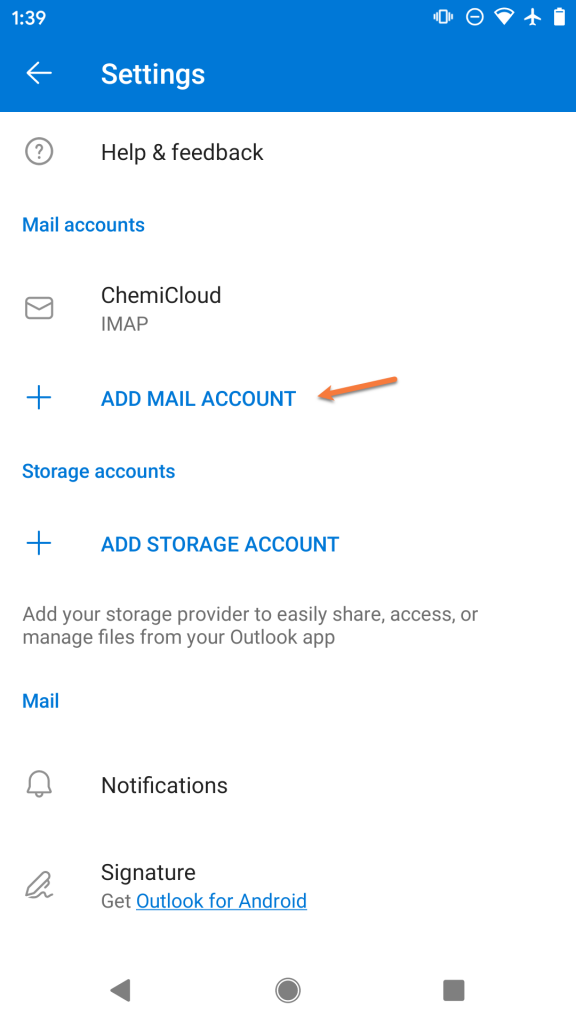 how do i change my imap settings in outlook