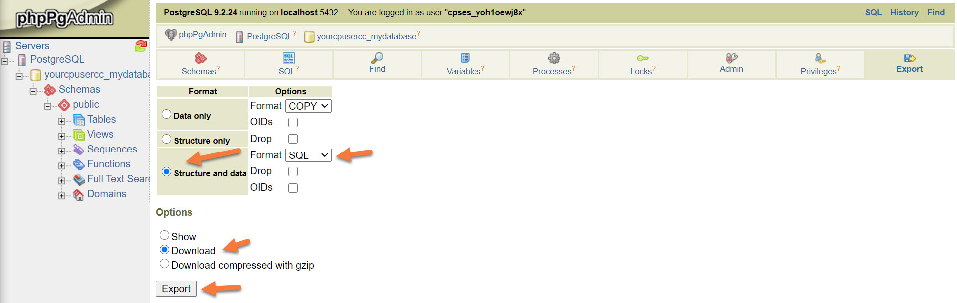 How to Import and Export a PostgreSQL Database