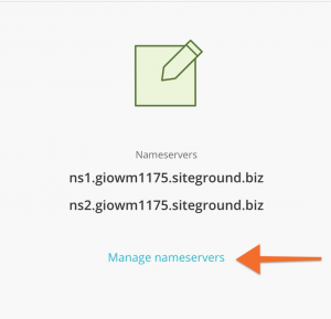SiteGround Nameservers