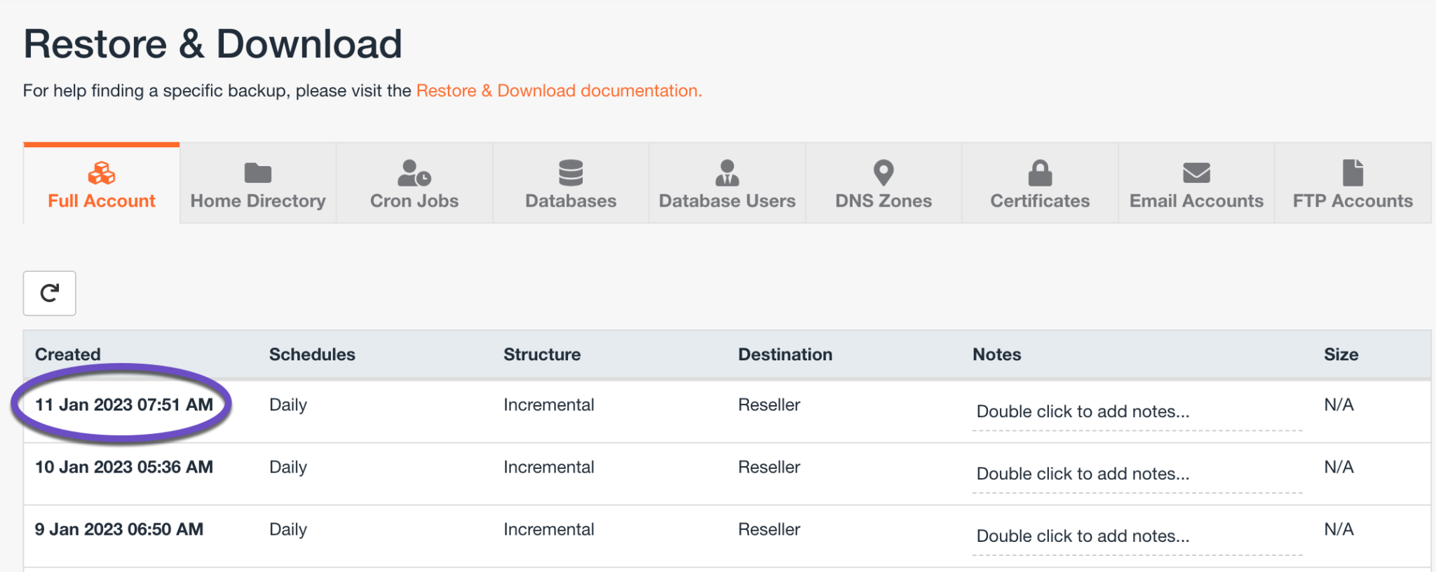 How To Restore Backups Using JetBackup 5 In CPanel