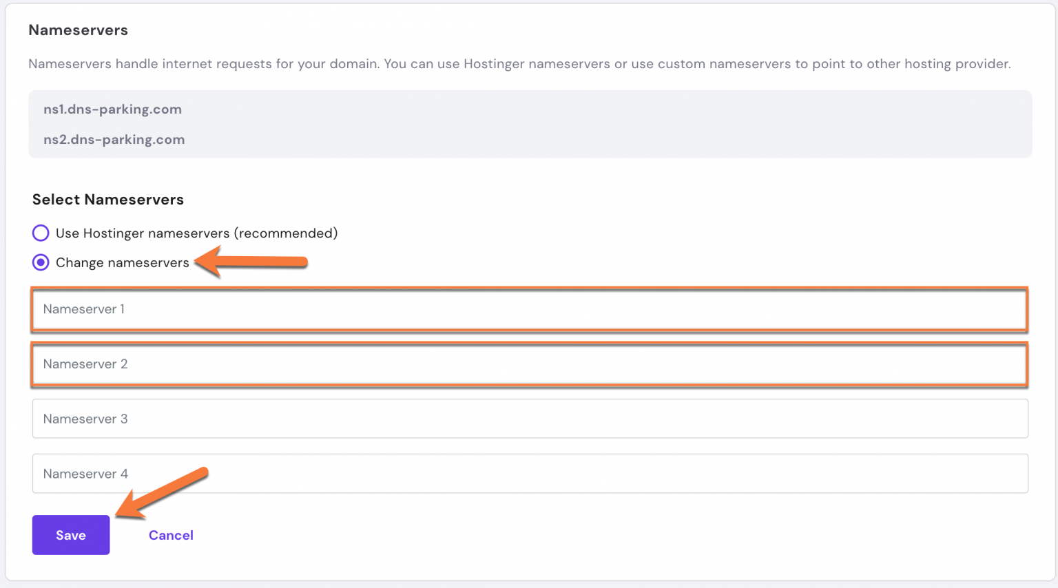 How to Quickly Change Hostinger Nameservers