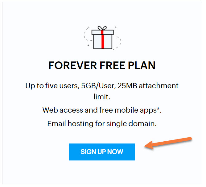 setup Zoho Mail